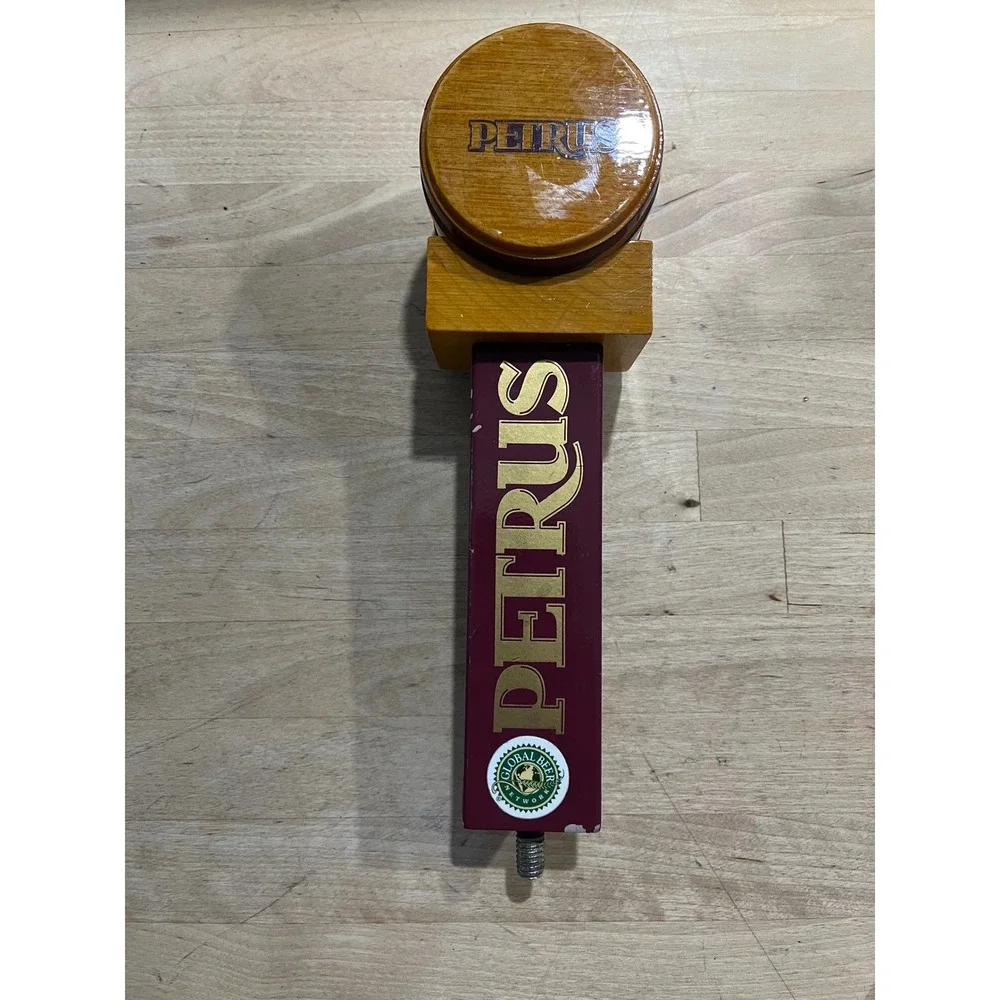 Petrus‎ Beer Tap Handle Barrel Style Pub Bar Decor Belgium Global Beer Network